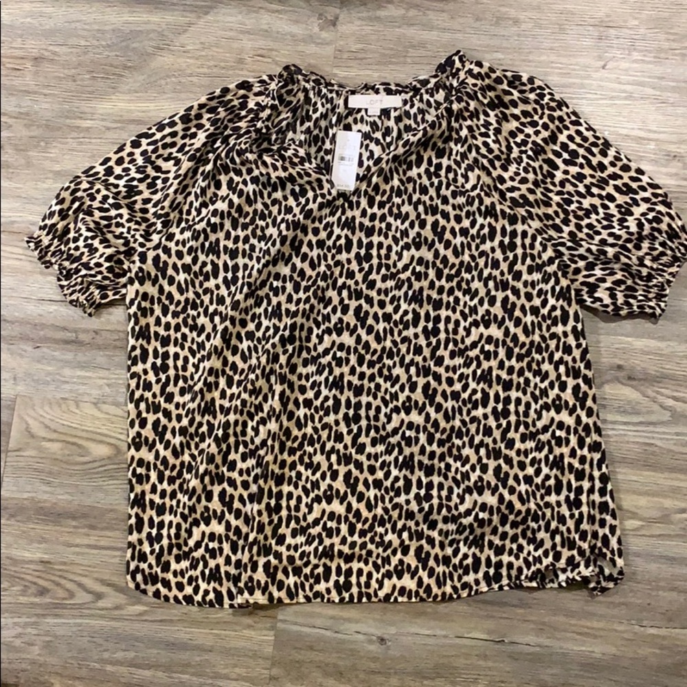 Cheetah print loft shirt